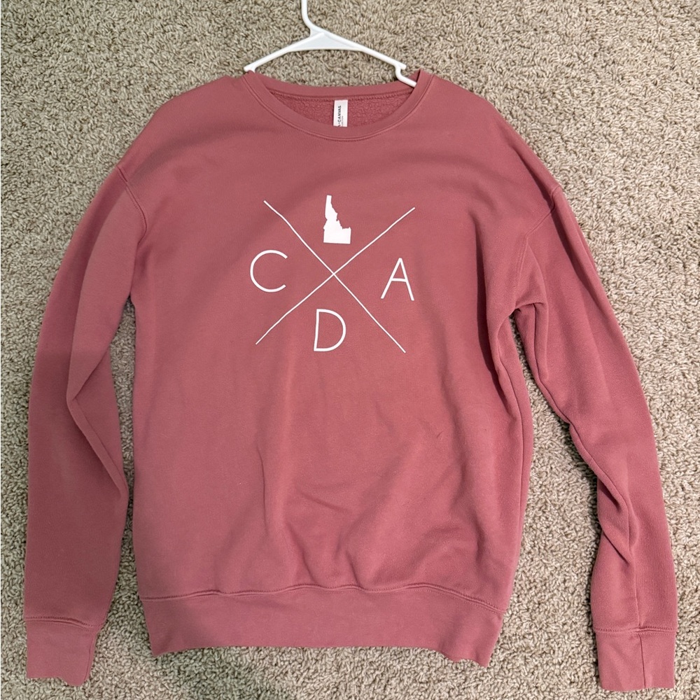 Coure D A’lene Idaho crewneck